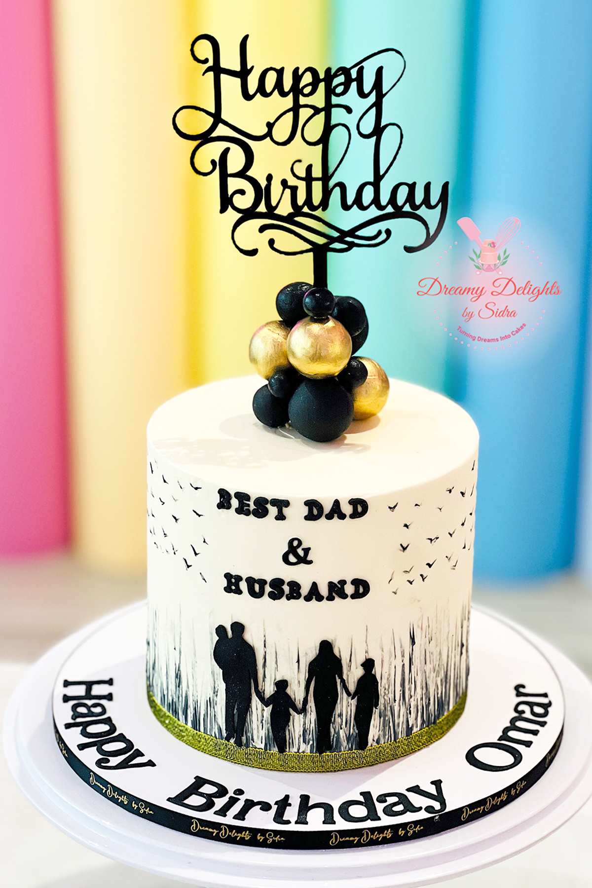 husband birthday cake 💘 - Decorated Cake by Mero Wageeh - CakesDecor